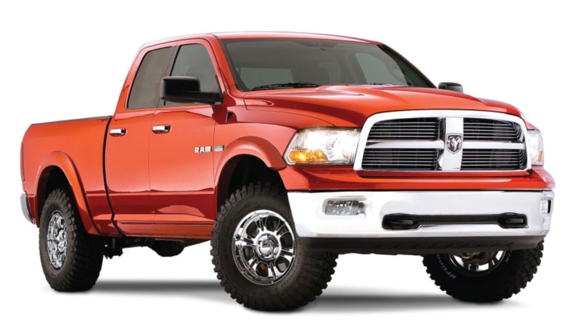 Picture of Husky Liners 09-18 Dodge Ram 1500 Extend-A-Fender Style Fender Flares - 4pc Black