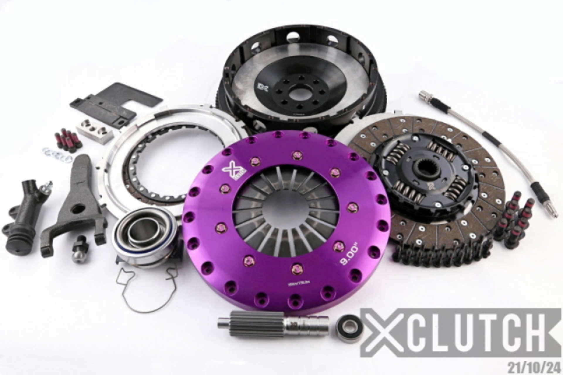 Picture of XClutch 93-01 Toyota Chaser Tourer V 2.5L 1JZGTE 9in Twin Sprung Organic Clutch Kit w/ Flywheel