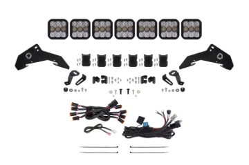 Picture of Diode Dynamics 19-25 Honda Talon SS5 Roof CrossLink Lightbar Pro Kit w/ Cool White Lens