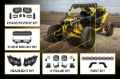 Picture of Diode Dynamics 17-26 Can Am Maverick X3 SS10 Grille Sport Yellow Combo