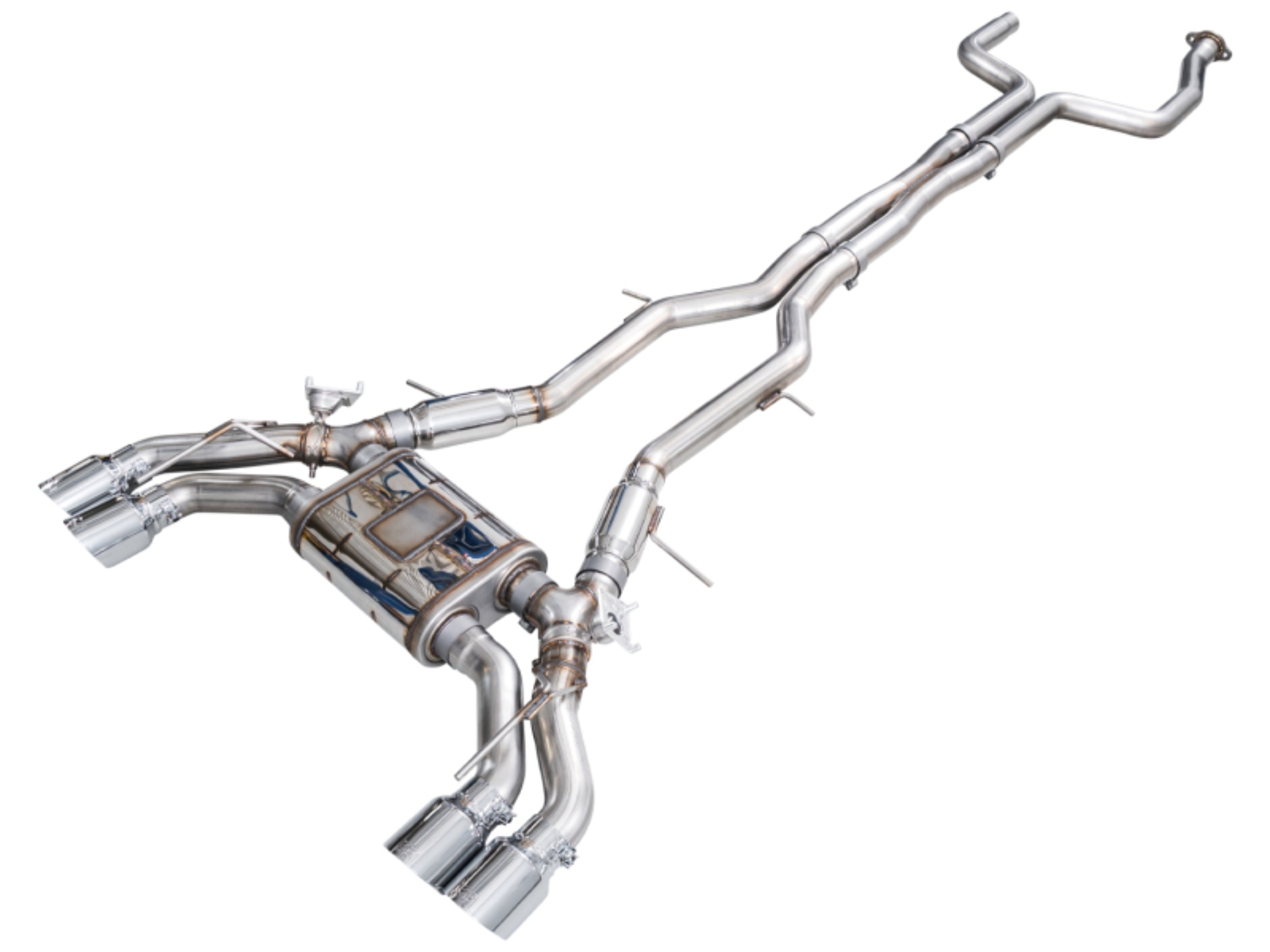 Picture of AWE Tuning 22-26 Cadillac CT5-V Blackwing SwitchPath Exhaust - Chrome Silver Tips