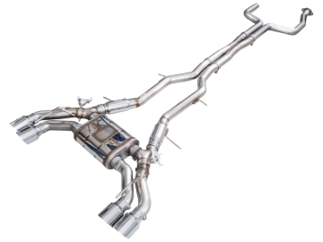 Picture of AWE Tuning 22-26 Cadillac CT5-V Blackwing SwitchPath Exhaust - Chrome Silver Tips