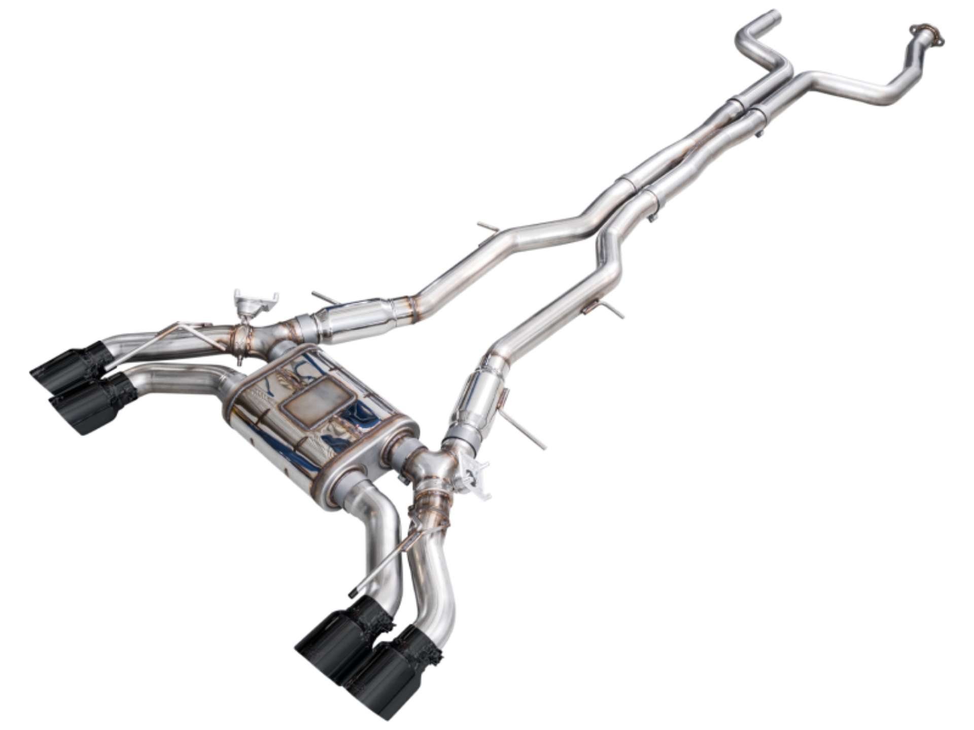Picture of AWE Tuning 22-26 Cadillac CT5-V Blackwing SwitchPath Exhaust - Diamond Black Tips