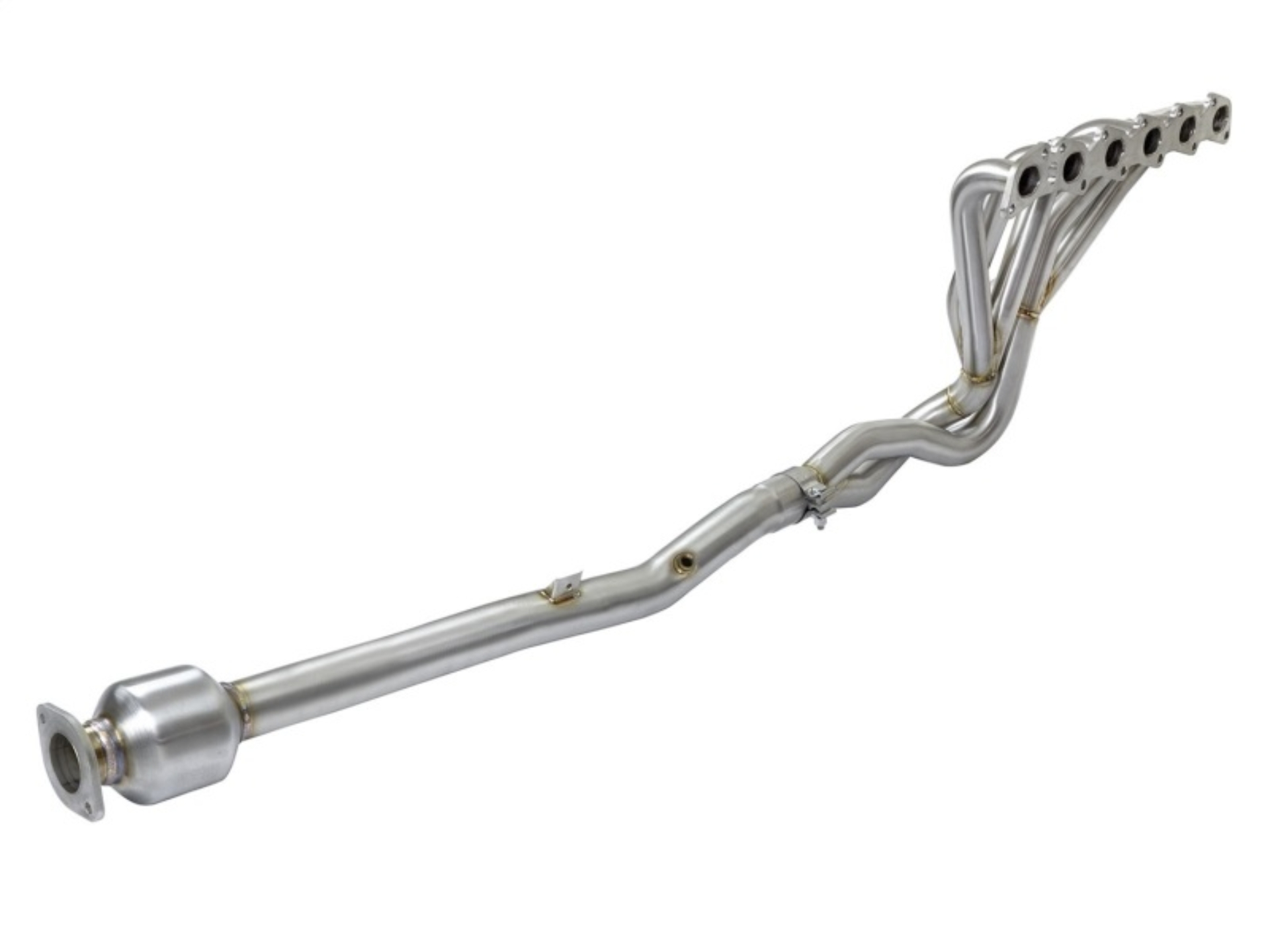 Picture of aFe Power Twisted Steel Long Tube Header & Connection Pipes (Street Series) 01-16 Nissan Patrol