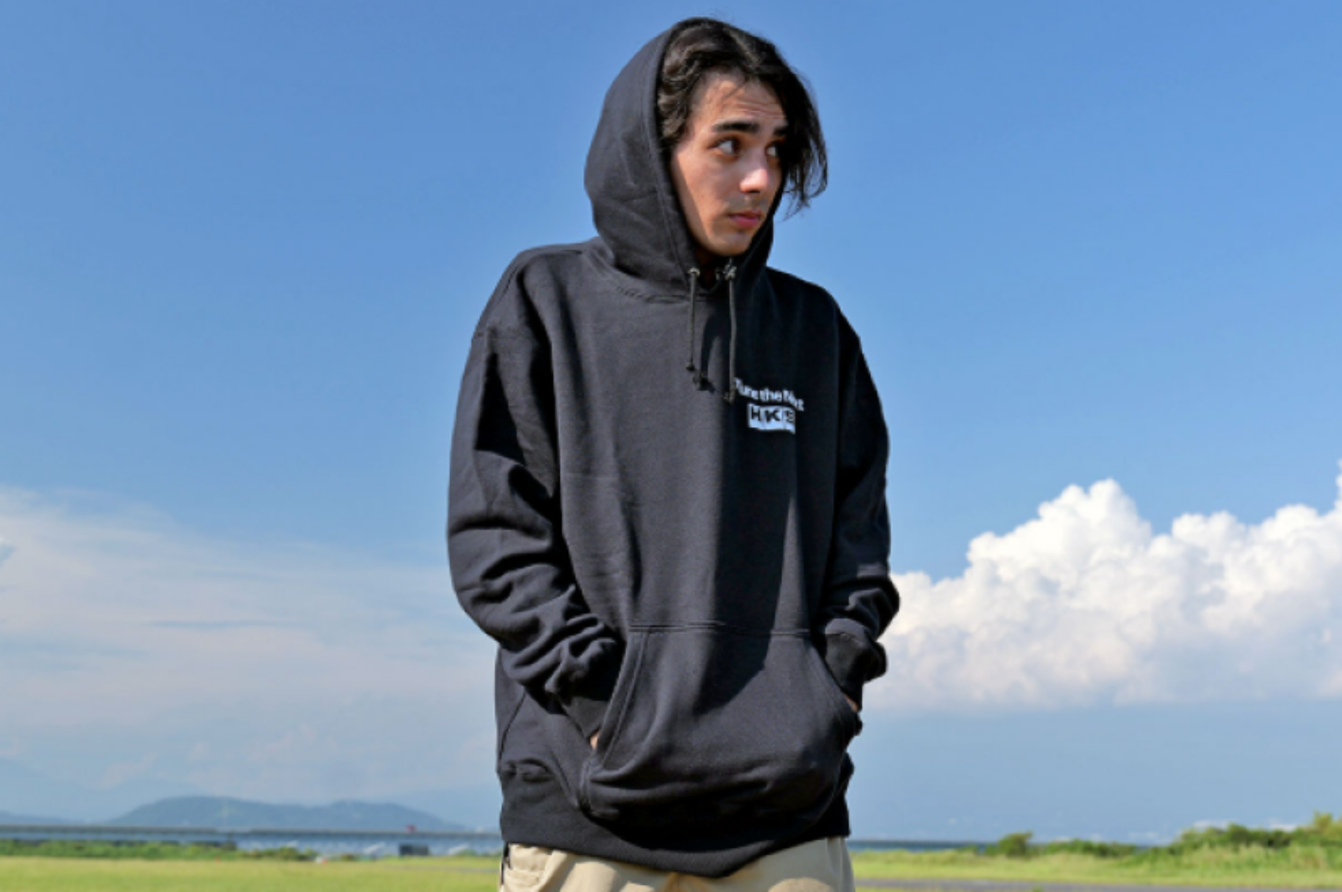Picture of HKS HOODIE SUPER DRAGER BLACK L