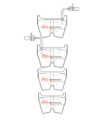Picture of DBA 2009 Suzuki XL-7 Front XP Performance Brake Pads