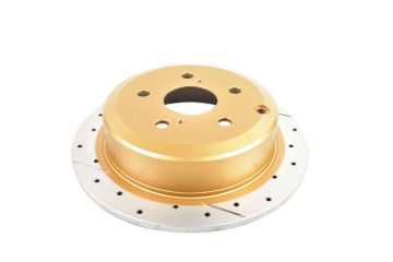 Picture of DBA 02-08 Lexus ES300 Rear Street Series Drilled & Slotted Rotor w/Gold Hat