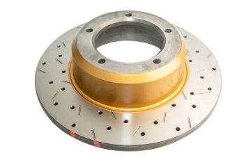 Picture of DBA 93-99 Land Rover Defender 110 Front 4000 Series Drilled & Slotted Rotor