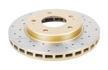 Picture of DBA 95-05 Chrysler Sebring Rear Rotor Front Street Series Drilled & Slotted Rotor w/Gold Hat