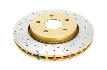 Picture of DBA 06-10 Jeep Commander Front 4000 Series Drilled & Slotted Rotor