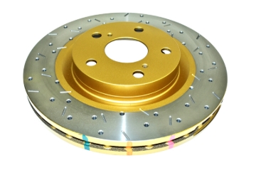 Picture of DBA 13-19 Lexus ES300h Front 4000 Series Drilled & Slotted Rotor