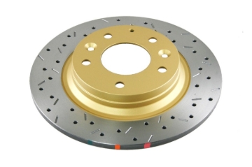 Picture of DBA 06-15 Ford Fusion Rear 4000 Series Drilled & Slotted Rotors
