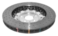 Picture of DBA 12-13 Audi TT Quattro RS (370mm Front Rotor) Front 5000 Series Drilled Rotor w/Silver Hat