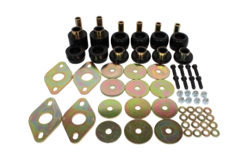 Picture of Energy Suspension 04-15 Nissan Titan King Cab Body Mount Set - Black