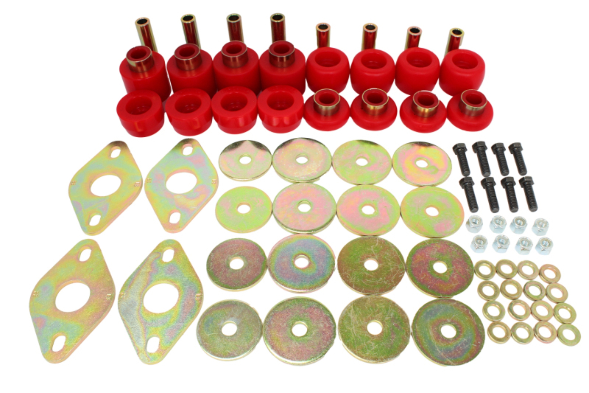 Picture of Energy Suspension 04-15 Nissan Titan Body Mount Set - Red