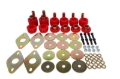 Picture of Energy Suspension 04-15 Nissan Titan King Cab Body Mount Set - Red