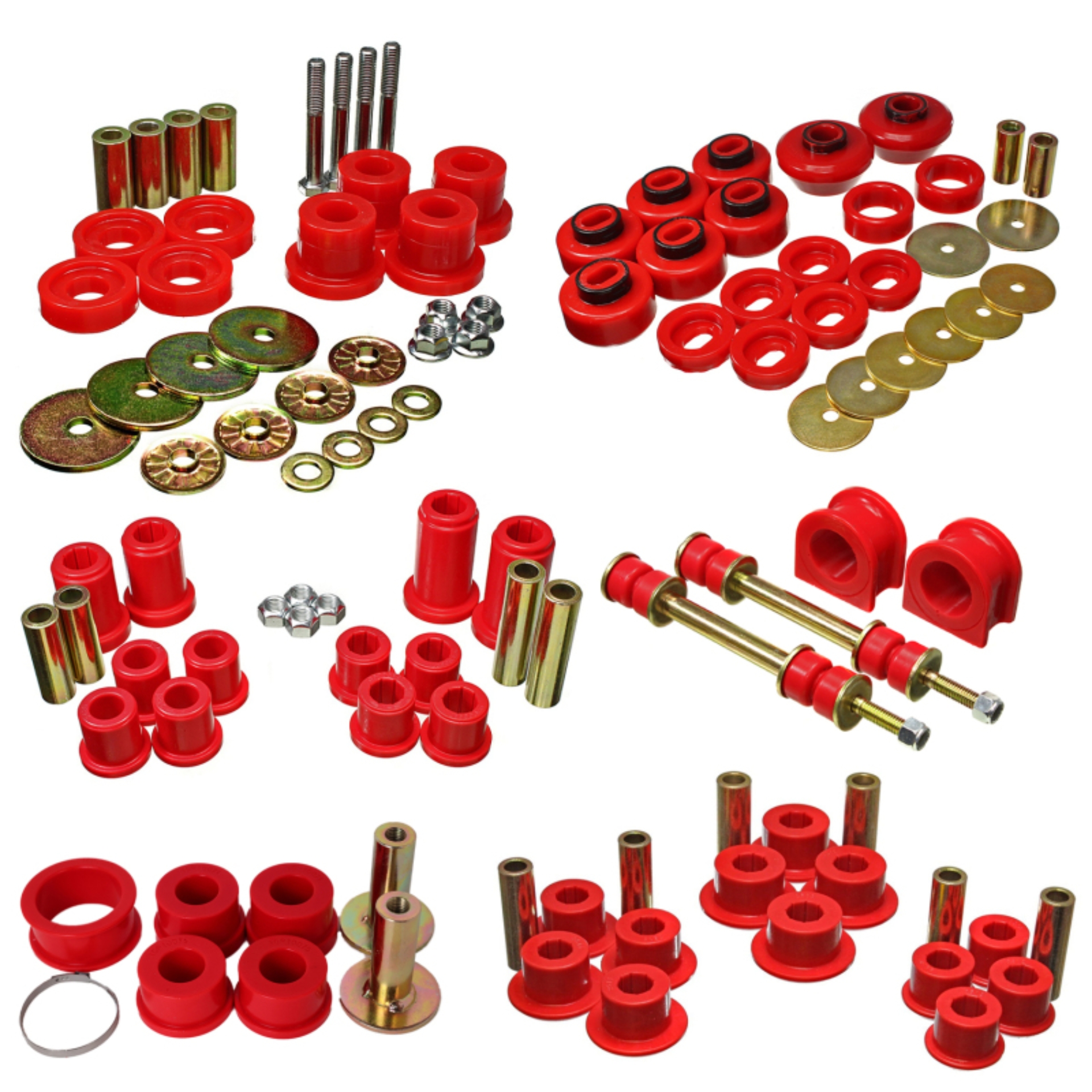 Picture of Energy Suspension 07-13 Chevrolet Silverado K1500 Master Set - Red