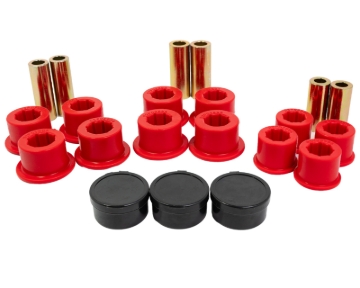 Picture of Energy Suspension 04-15 Nissan Titan Rear Spring Bushing Set - Red