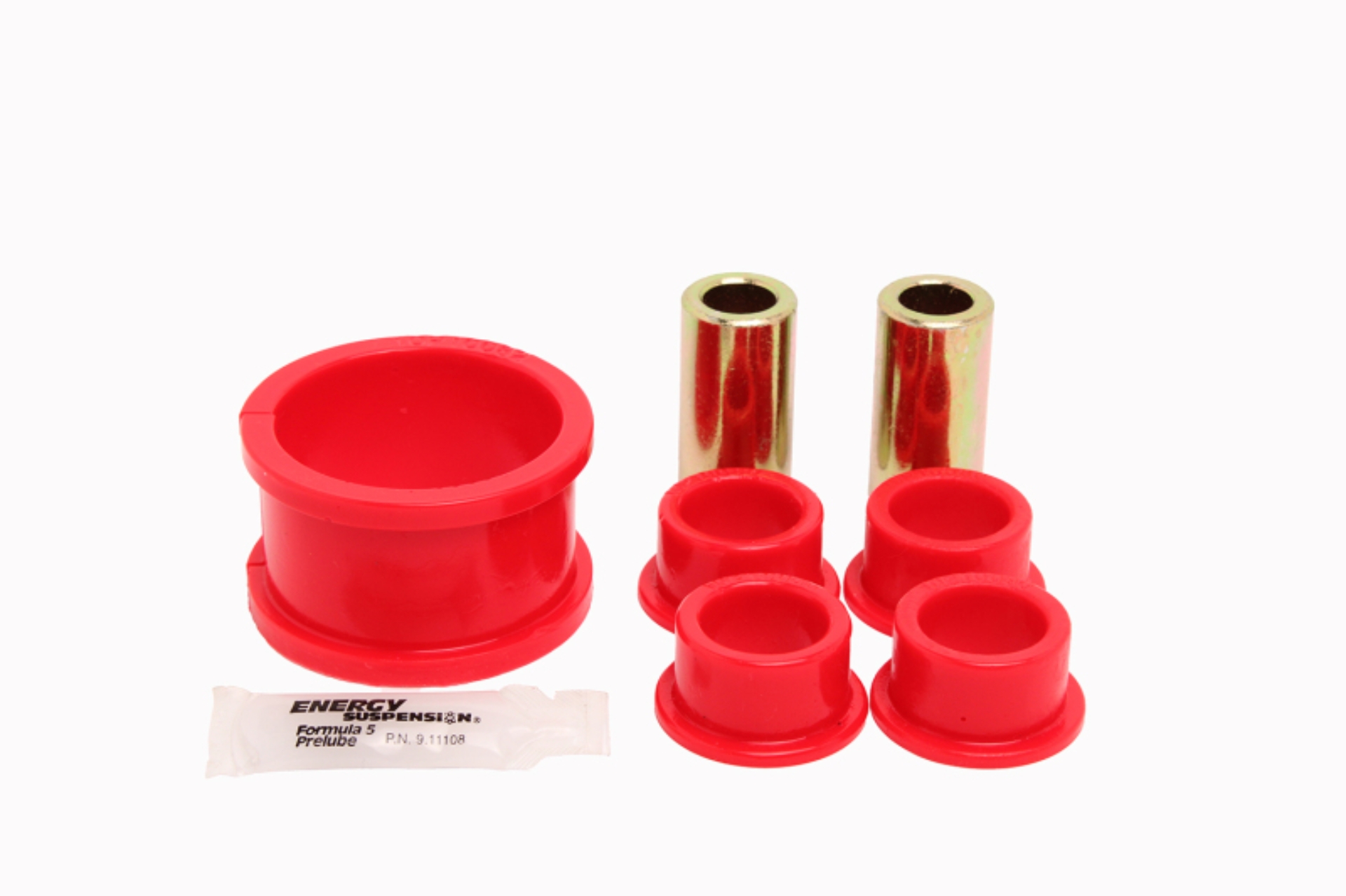 Picture of Energy Suspension 04-15 Nissan Titan Rack And Pinion Bushing Set - Red