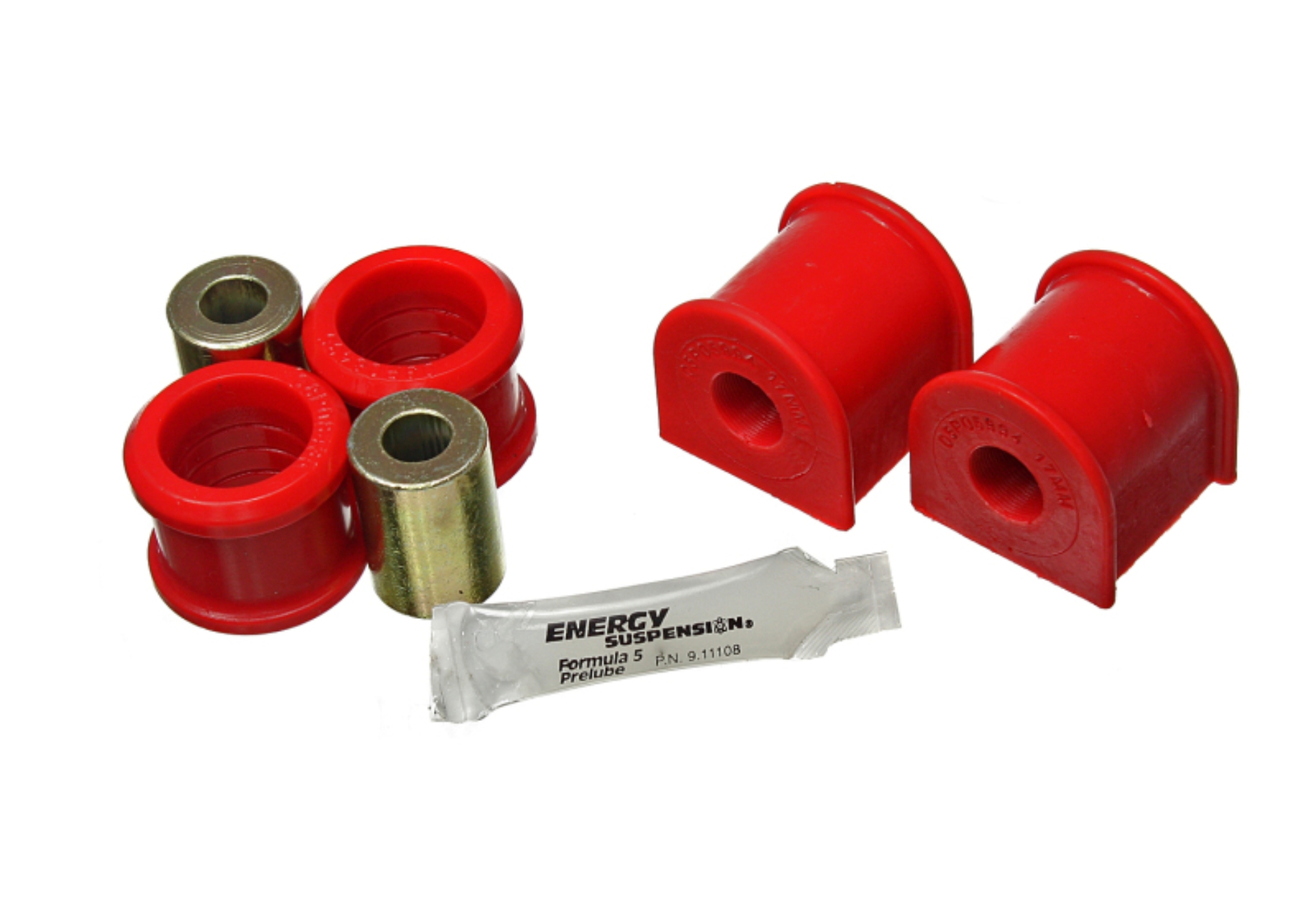 Picture of Energy Suspension Rear Sway Bar Bushing Set - 17mm - Red
