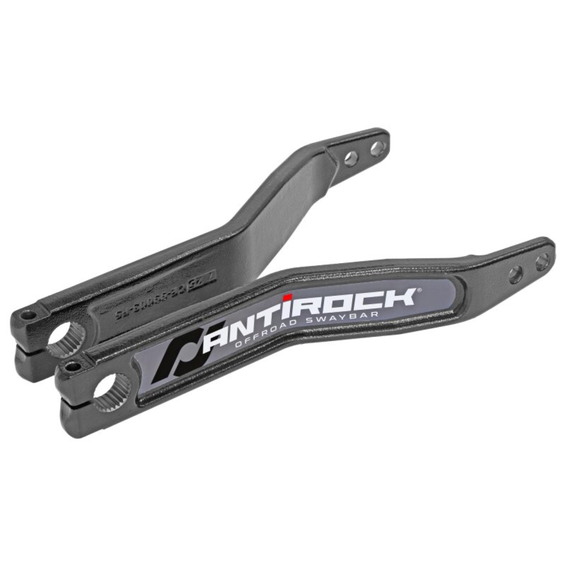 Picture of RockJock Antirock Forged 4140 Chromoly Sway Bar Arms 15in Long 2.5in Offset w/ Stickers - Pair
