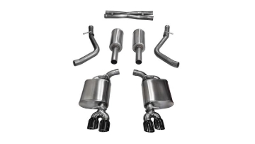 Picture of Corsa Xtreme Cat-Back Dual Rear Exit with Twin 3.5in Black Pro-SeriesTips - 14985BLK