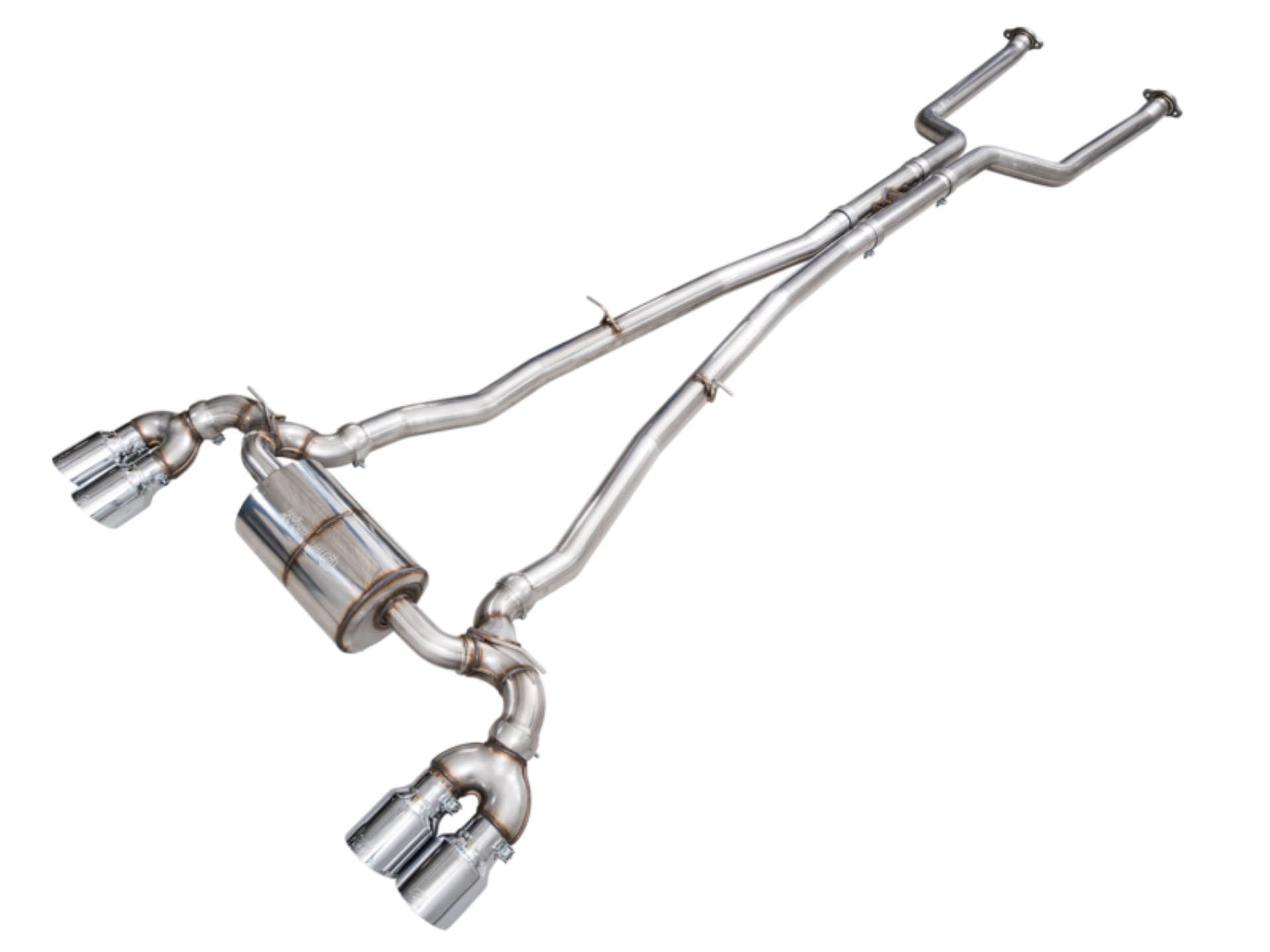 Picture of AWE Tuning BMW G90/G99 M5 Touring Edition Cat-Back Exhaust - Chrome Silver Tips