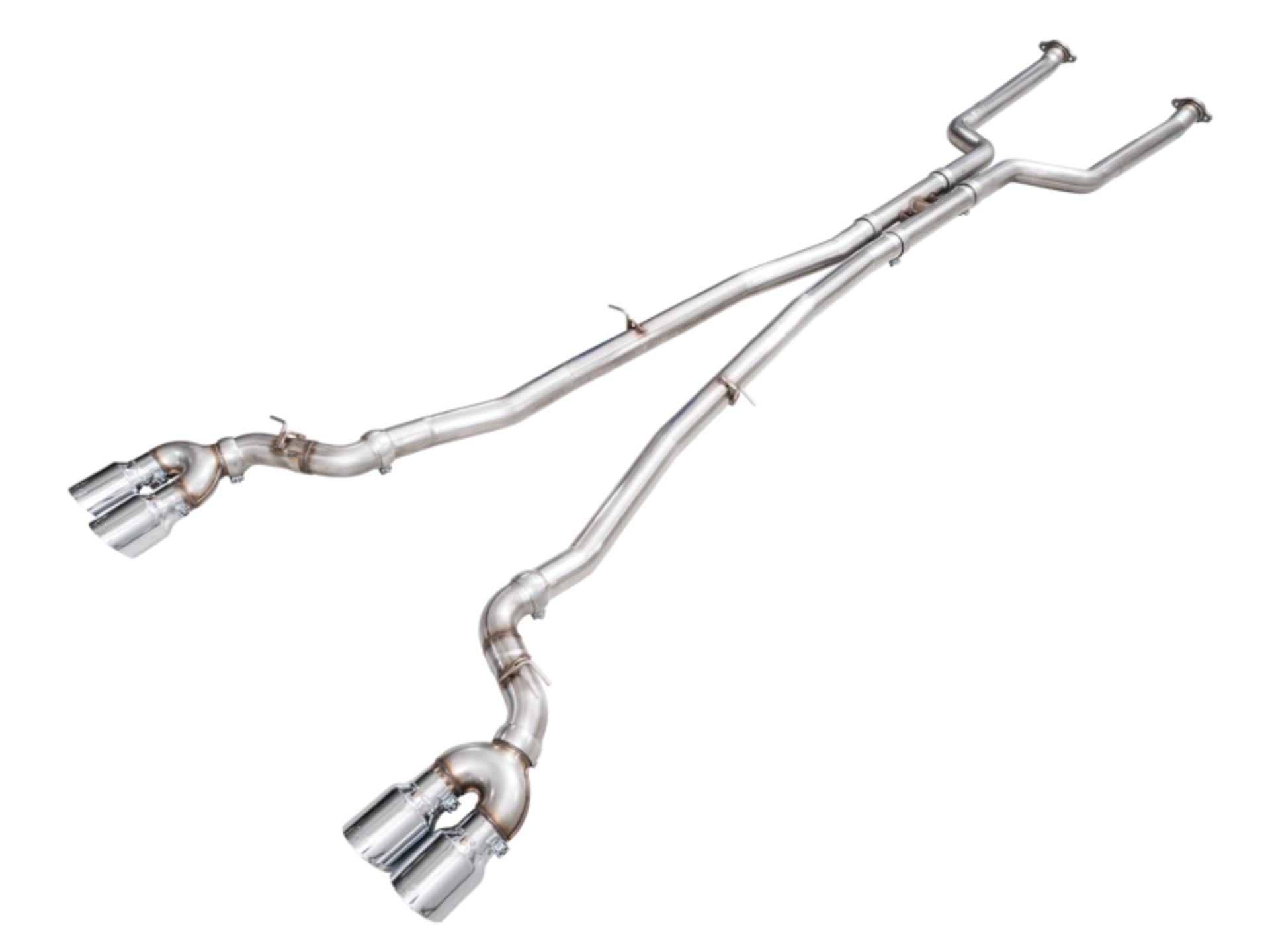 Picture of AWE Tuning BMW G90/G99 M5 Track Edition Cat-Back Exhaust - Chrome Silver Tips