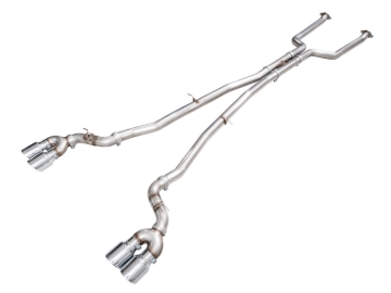 Picture of AWE Tuning BMW G90/G99 M5 Track Edition Cat-Back Exhaust - Chrome Silver Tips
