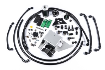 Picture of Radium Engineering 15-17 Ford Mustang Fuel Hanger Plumbing Kit - Microglass Filter