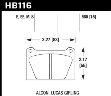 Picture of Hawk ER-1 Brake Pads