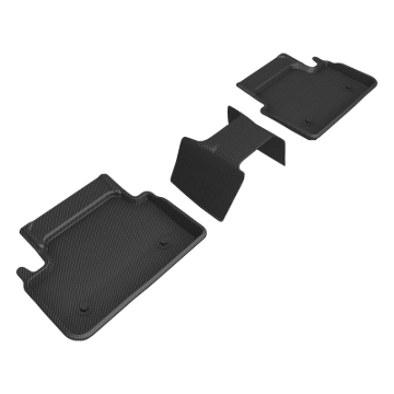 Picture of 3D MAXpider 24-26 BMW 5 Series Kagu 2nd Row Floormat - Black