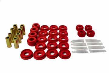 Picture of Energy Suspension 10-24 Toyota 4Runner Rear Control Arm Bushing Set - Red