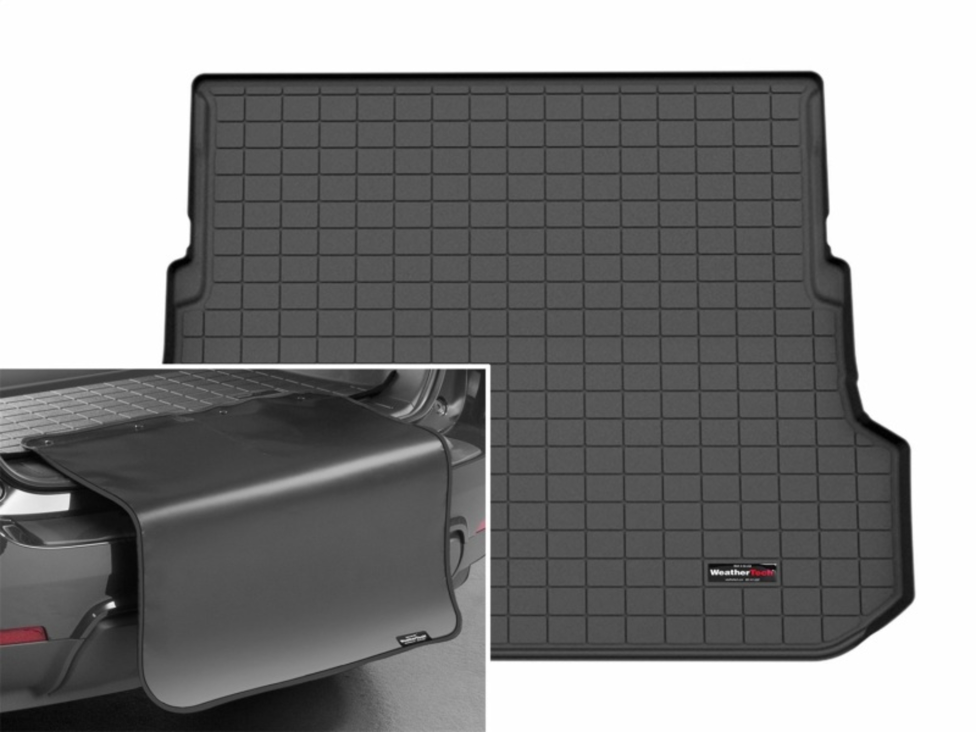 Picture of WeatherTech 2025 Toyota 4Runner Cargo Liner w/ Bumper Protector - Black