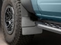 Picture of WeatherTech 21-25 Ford Bronco Front No Drill Mudflaps - Black