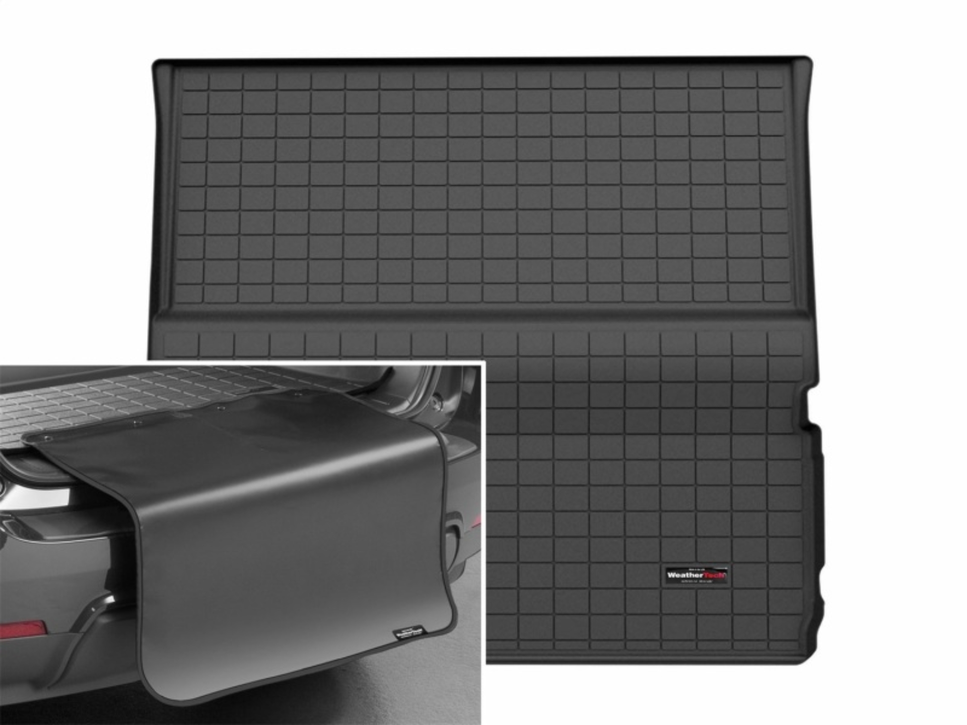 Picture of WeatherTech 25-26 Ford Expedition Cargo Liner w/ Bumper Protector - Black