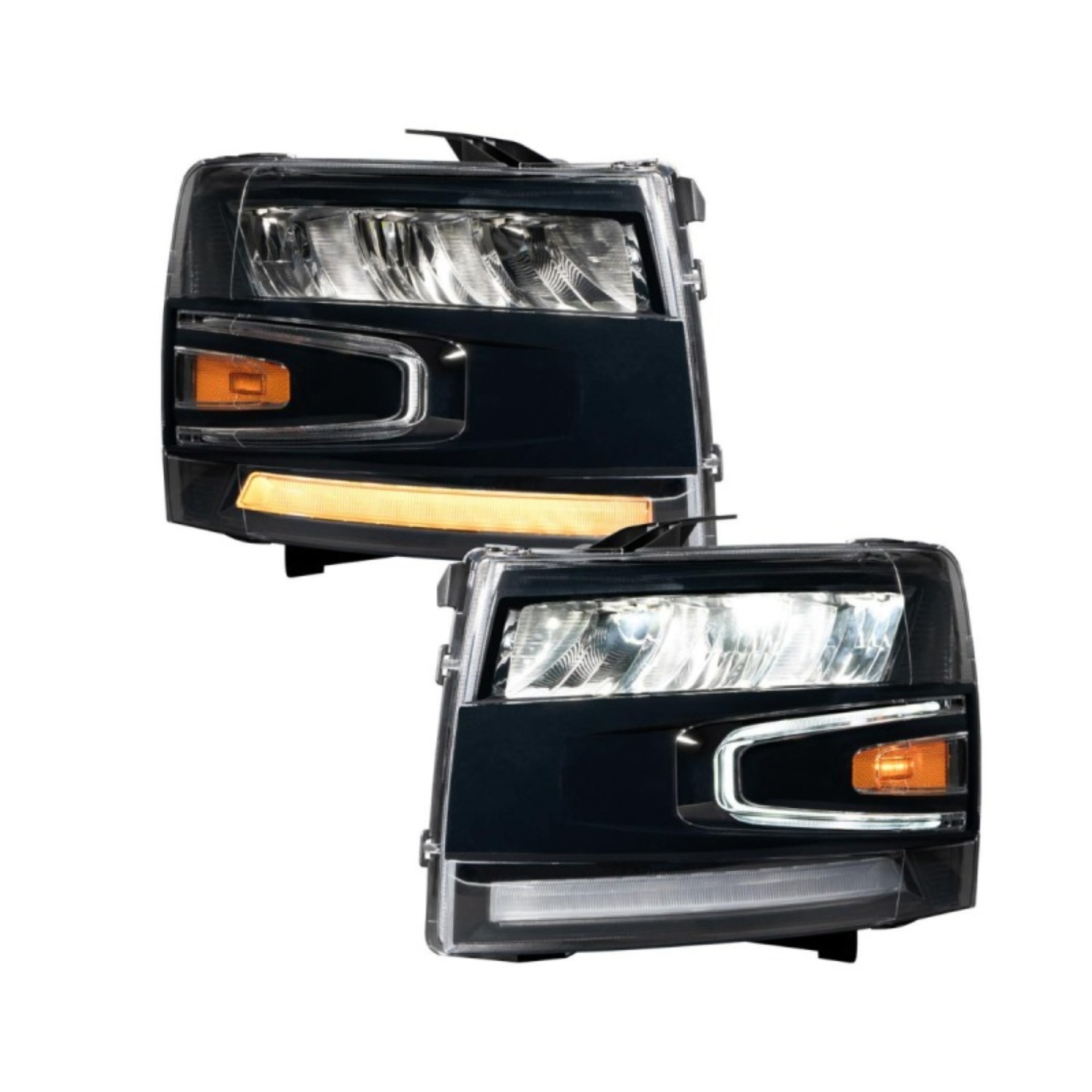 Picture of Form Lighting 2007-2013 Chevrolet Silverado LED Reflector Headlights (Pair)