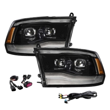 Picture of Form Lighting 2009-2018 Ram 1500/2500/3500 Sequential LED Projector Headlights (Pair)