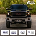 Picture of Form Lighting 2014+ GMC Sierra 1500/2500/3500 LED Projector Headlights Amber DRL (Pair)