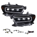 Picture of Form Lighting 2016-2023 Toyota Tacoma LED Projector Headlights with Selectable DRL Chrome (Pair)