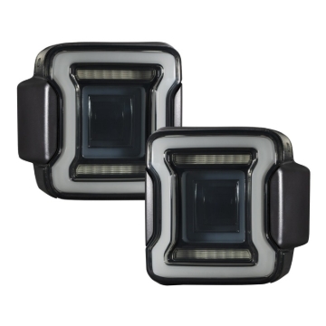 Picture of Form Lighting 2018-2023 Jeep Wrangler LED Tail Lights Smoke (Pair)