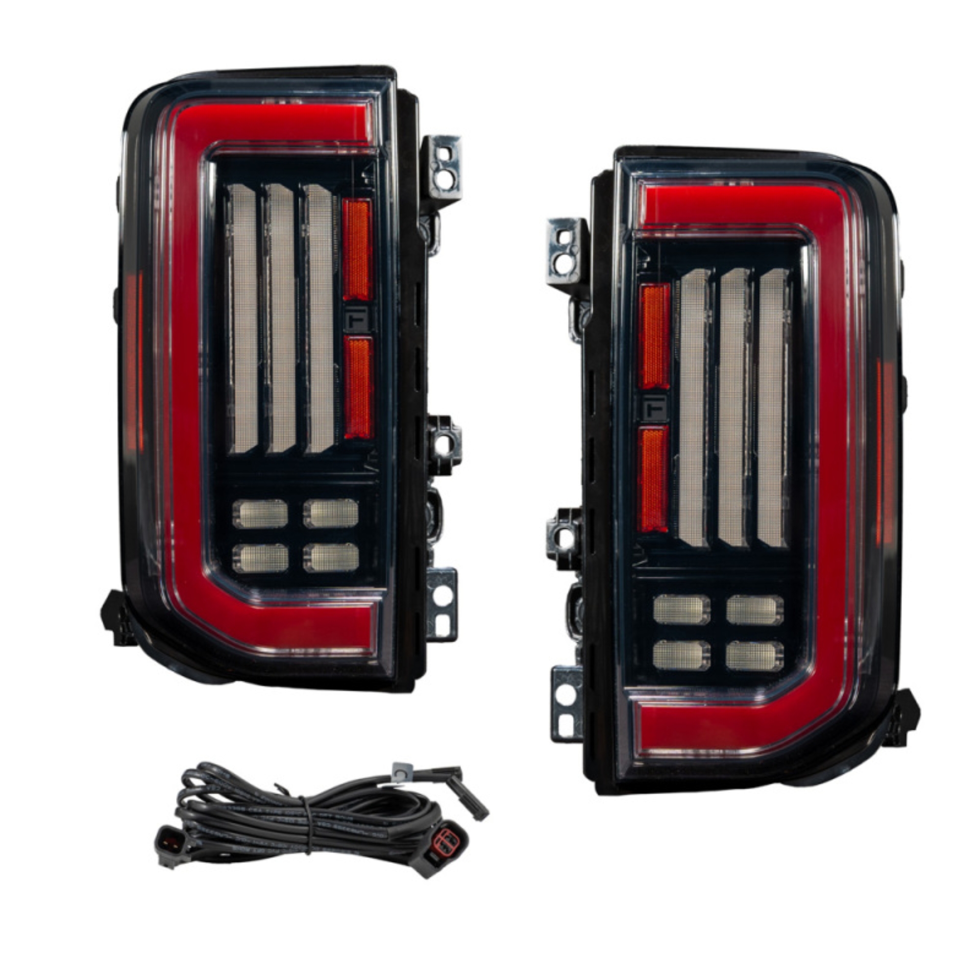 Picture of Form Lighting 2021-2025 Ford Bronco LED Tail Lights Red (Pair)