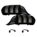 Picture of Form Lighting 2024+ Ford Mustang Sequential LED Tail Lights Smoked (Pair)
