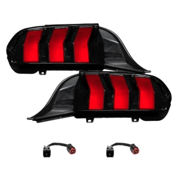 Picture of Form Lighting 2024+ Ford Mustang Sequential LED Tail Lights Red (Pair)