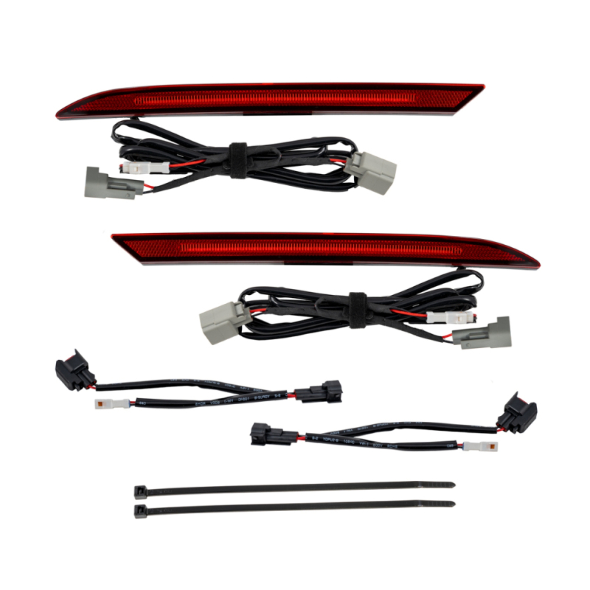 Picture of Form Lighting 2018+ Mustang LED Rear Reflector Red (Pair)