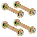 Picture of RockJock Greaseable Bolt w/ Hardware 9/16in Thread x 4in Long (4-pack)