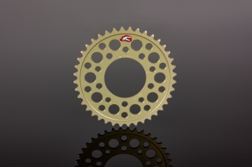 Picture of Renthal 24+ BMW S1000RR/ 21+M1000RR Rear Hard Anodized Sprocket - 520-46P Teeth