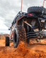 Picture of Elektric Offroad 2017+ Can Am Maverick X3 Volt Billet Radius Rods Anodized Clear (RS 72In Model)