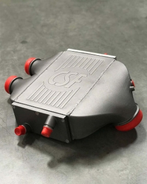 Picture of CSF 2014+ BMW M3/M4 (F8X) Top Mount Charge-Air-Cooler - Heat Dispersion Thermal Grey