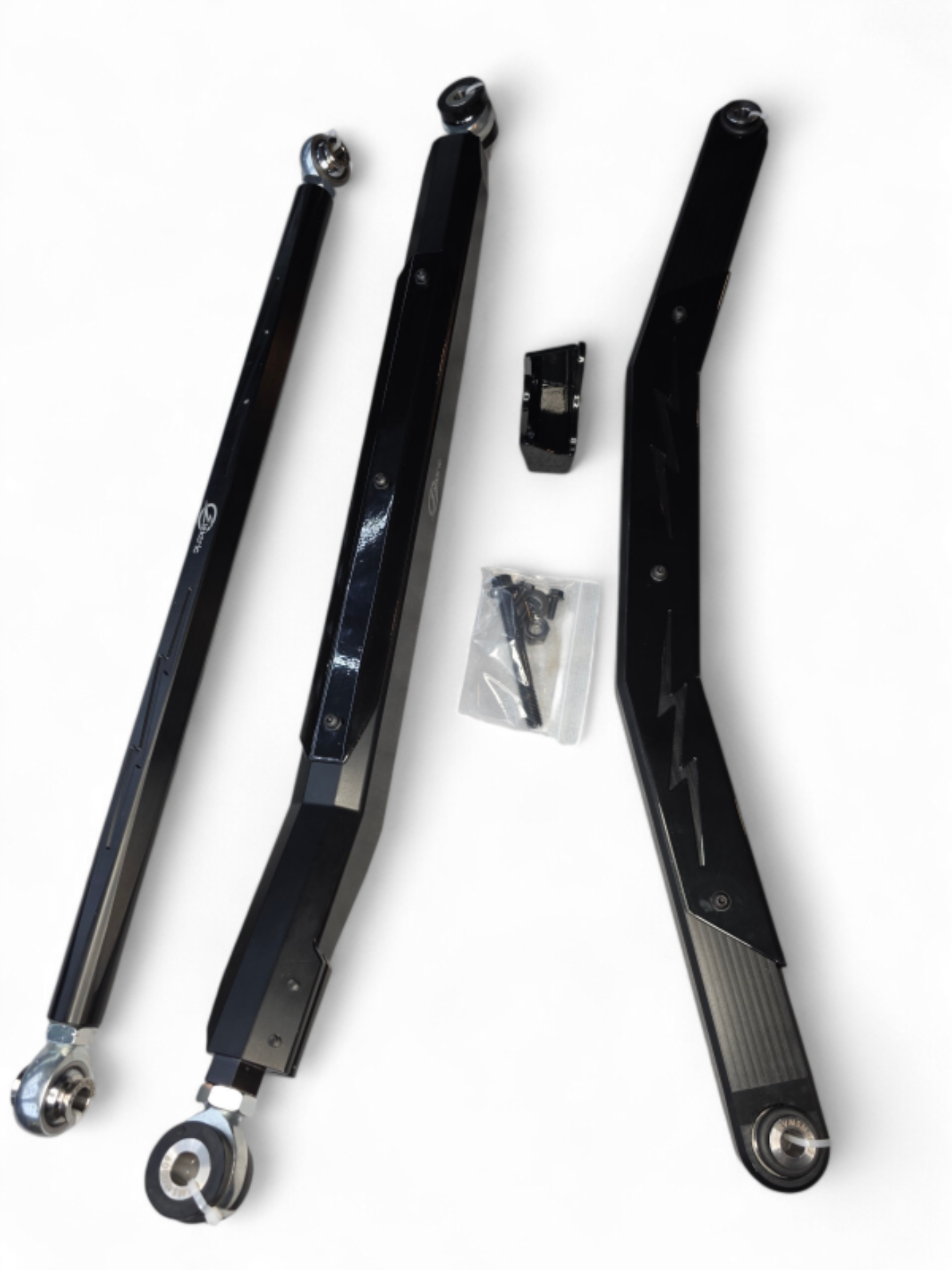 Picture of Elektric Offroad 2024+ Can Am Maverick R Volt Billet Radius Rods Anodized Black